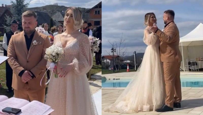 Mireasa sezon 3. Maria a îmbrăcat rochia de mireasă. Cum a arătat la nunta cu tatăl fiului ei