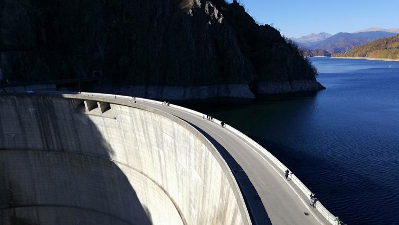 Lacul Vidraru va fi golit pentru prima dată în ultimii 50 de ani. Care e motivul