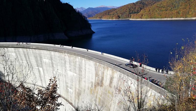 Lacul Vidraru va fi golit pentru prima dată în ultimii 50 de ani. Care e motivul