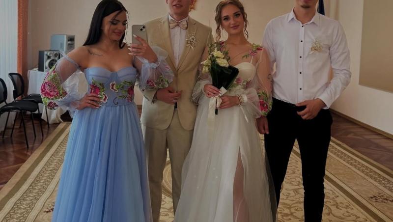 Mireasa sezon 11. Imagini de la nunta lui Liviu cu Edera. Mirele și mireasa au strălucit alături de nașii Mihaela și Ștefan