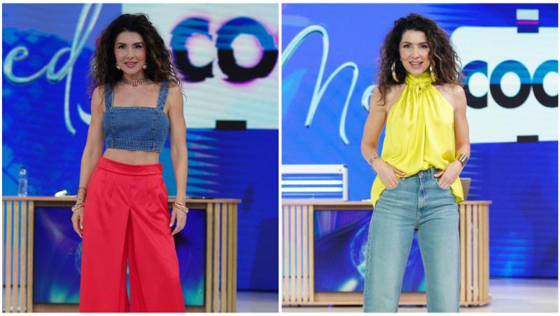 Colaj cu Carmen Brumă în două ipostaze diferite la MediCOOL