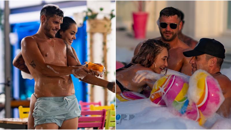 colaj foto cu concurentii insula iubirii 2025 la spuma party