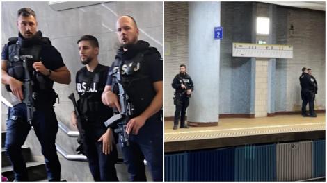 Motivul pentru care jandarmii înarmați au împânzit stațiile de metrou. Ce se întâmplă de fapt în București
