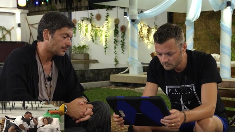 Insula Iubirii, 12 august 2025. Radu Vâlcan a întrerupt petrecerea băieților pentru o discuție în privat. Cum a reacționat Marius