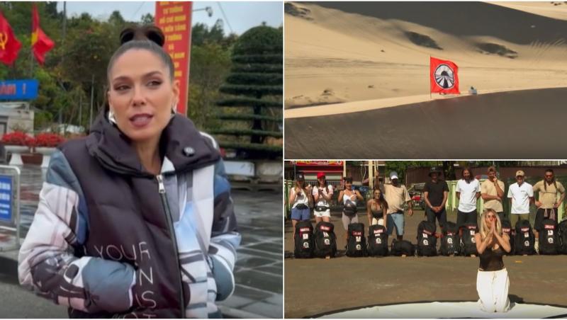 colaj foto irina fodor și concurentii de la asia express sezonul 8