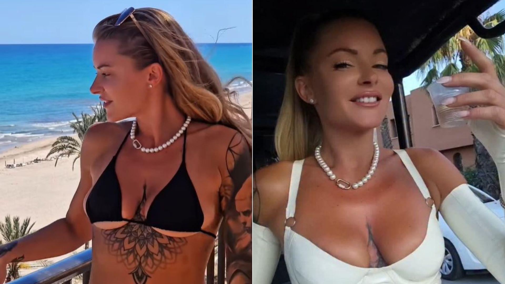 Ținuta care a devenit imediat virală! Femeia a defilat pe jumătate dezbrăcată, lipsită de inhibiții. Cum arată din spate