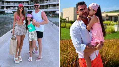 Fiica Biancăi Drăgușanu, în vacanță alături de Victor Slav și Selina. Cât de bine se înțelege Sofia cu iubita tatălui ei