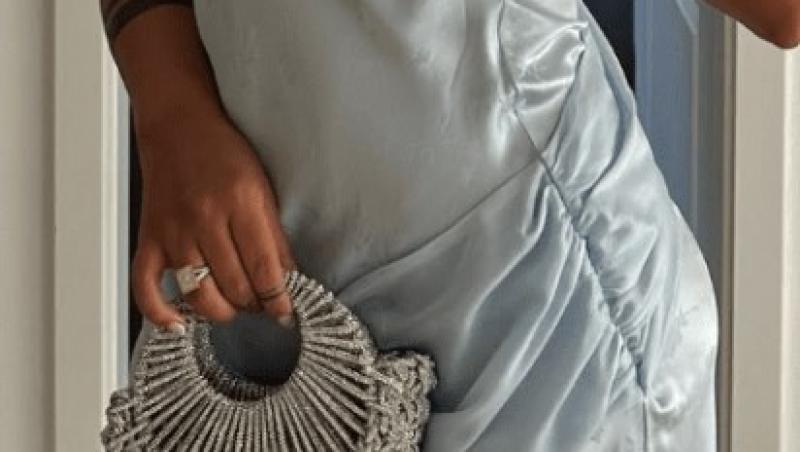 Ce ținută a purtat Antonia la nunta Alinei Eremia. Rochia cu care a întors toate privirile