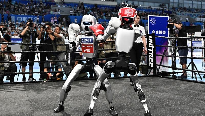 Roboții s-au întrecut și la proba de box