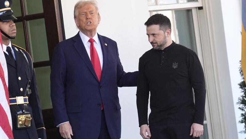 Cum s-a îmbrăcat Volodimir Zelenski la Casa Albă după ce Donald Trump l-a certat că nu poartă costum. Remarca lui savuroasă