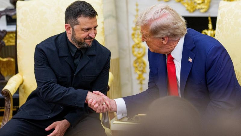 Cum s-a îmbrăcat Volodimir Zelenski la Casa Albă după ce Donald Trump l-a certat că nu poartă costum. Remarca lui savuroasă