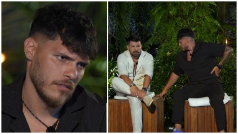 Insula Iubirii, 19 august 2025. Reacția lui Andrei Lemnaru la imaginile cu Teo și Ella din baie. Ce decizie a luat concurentul
