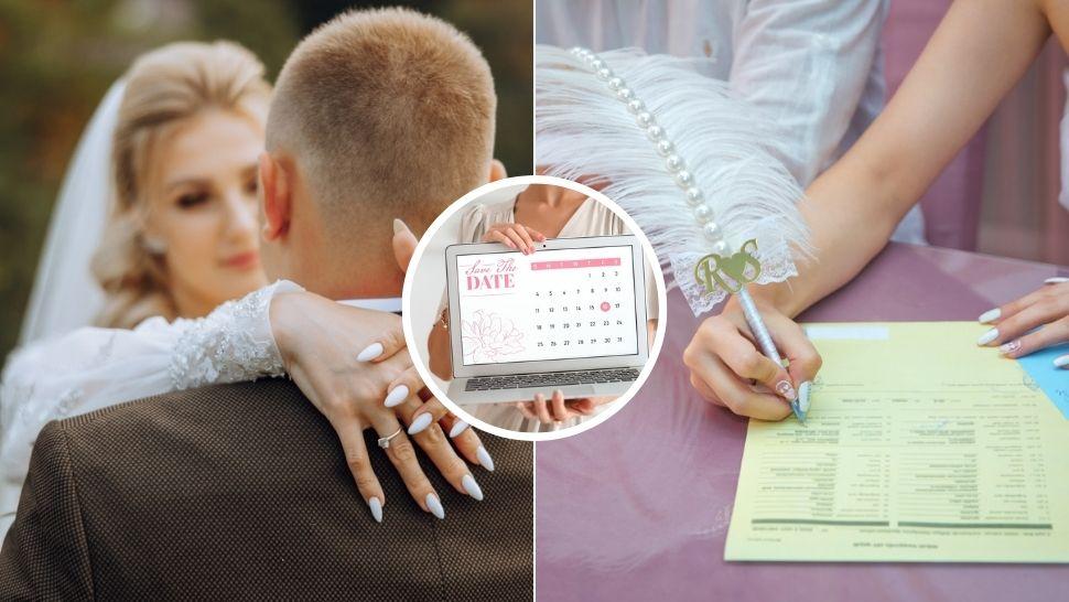 colaj mire și mireasă