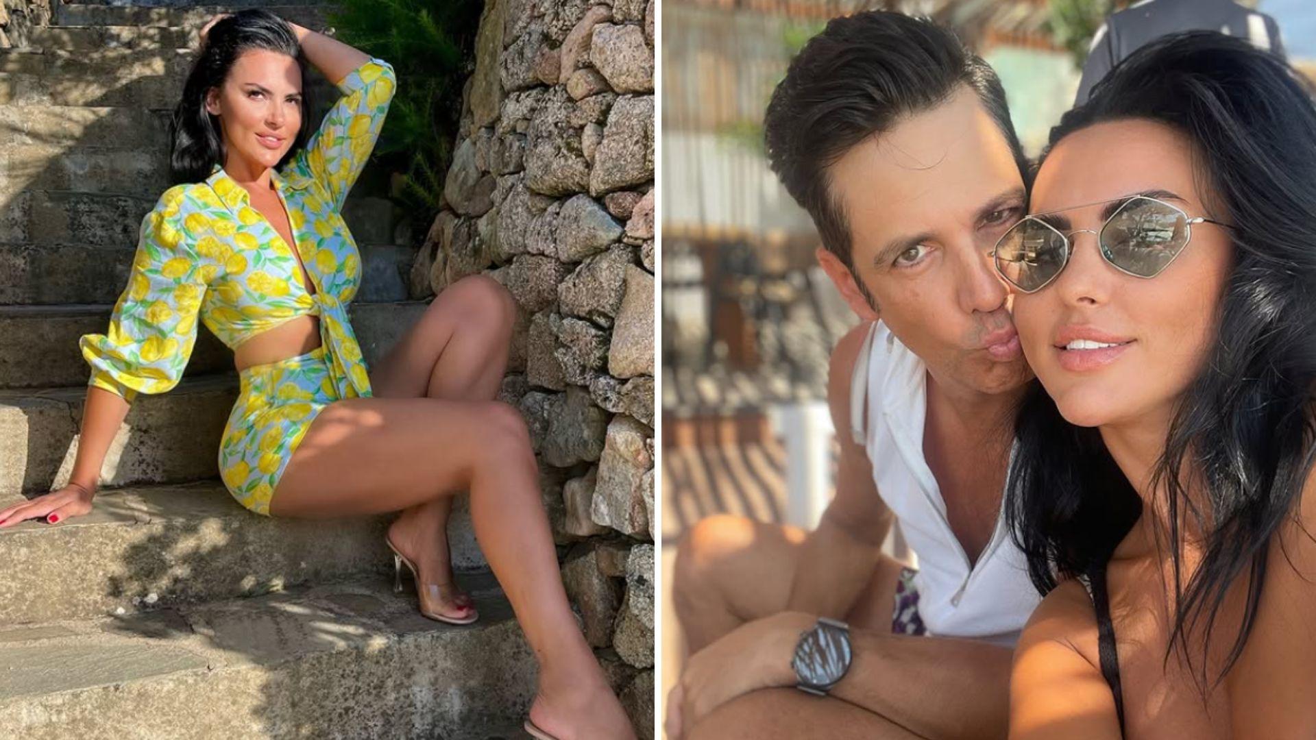 Lavinia Pîrva, imagini fierbinți în costum de baie. Cum s-a pozat soția lui Ștefan Bănică lângă piscină, în vacanță