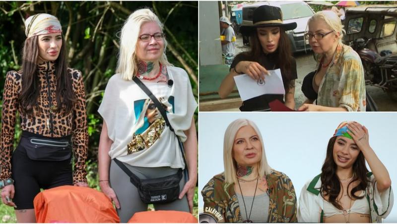 colaj foto catinca roman si fiica ei calina la asia express sezonul 8