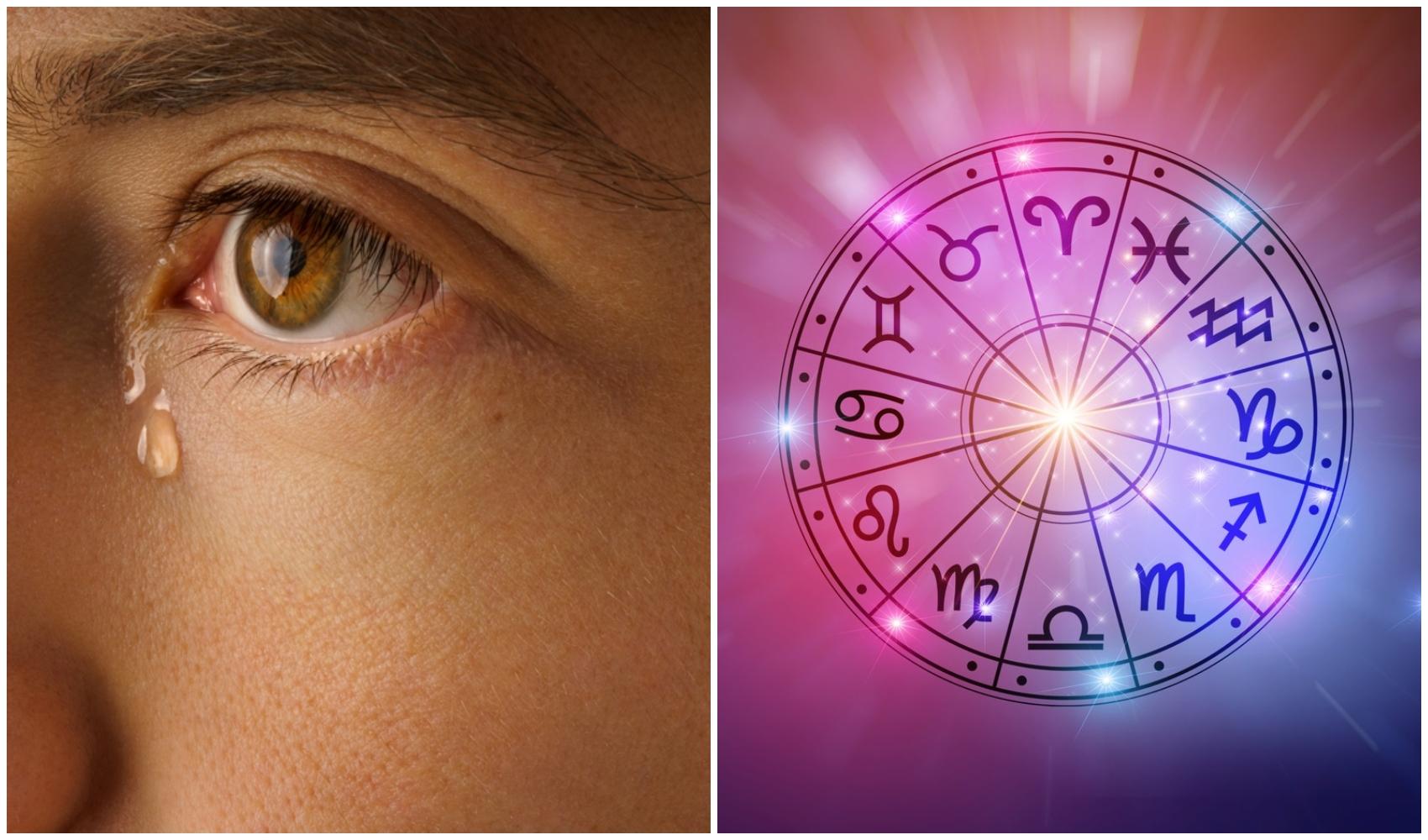 colaj foto cu ochi cu alcrima si cercul celor 12 zodii din horoscop