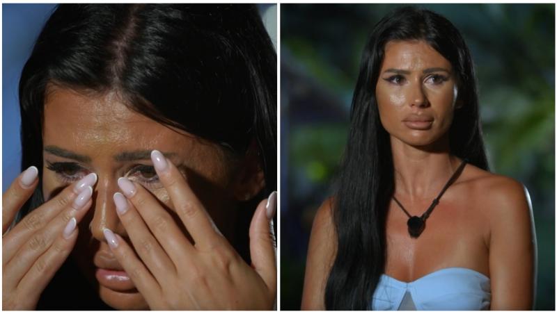 Colaj cu Bianca Dan în două ipostaze diferite la Insula Iubirii