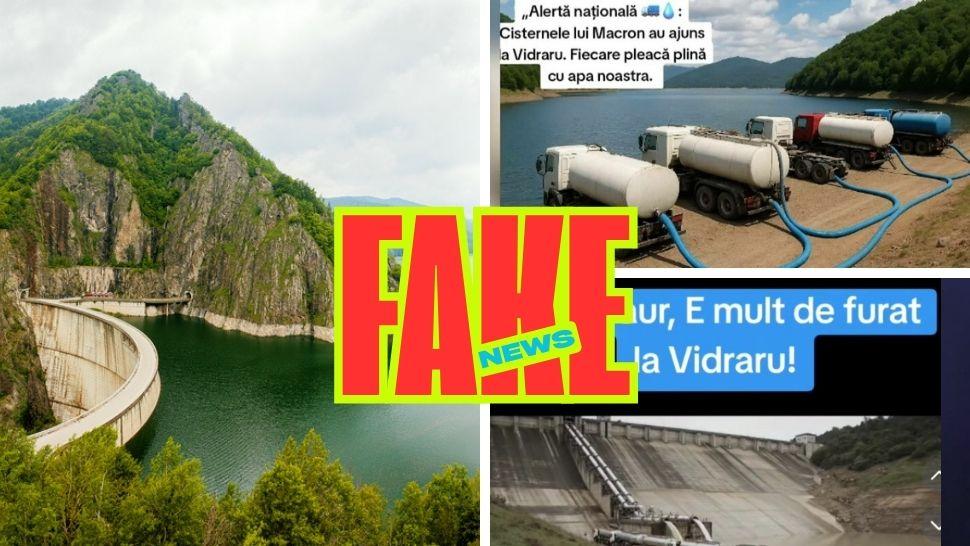 fake news despre lacul vidraru