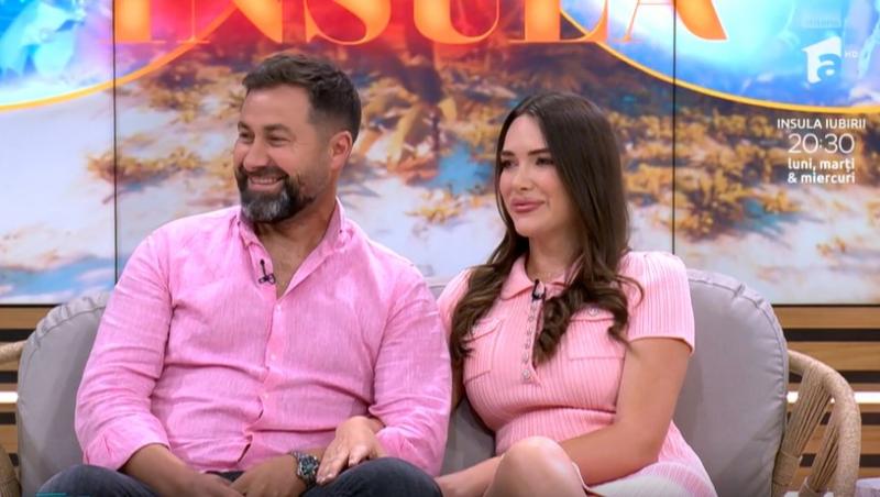 Iustina și Cornel Luchian, revenire spectaculoasă la TV. Ce zice fata despre ispita Teo, după scenele fierbinți cu Ella