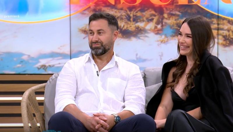 Iustina și Cornel Luchian, revenire spectaculoasă la TV. Ce zice fata despre ispita Teo, după scenele fierbinți cu Ella