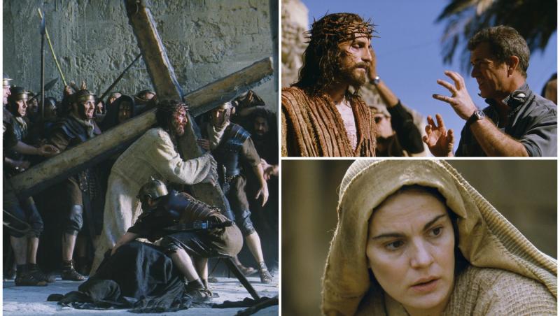 colaj foto cu imagini din filmul patimile lui hristos regizat de mel gibson
