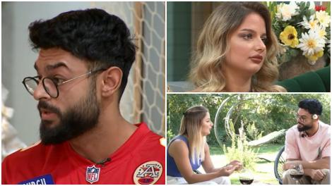 Mireasa, sezon 12. Imagini de la întâlnirea eșuată dintre Virgil și Ștefania. Fata a pus stop interacțiunii