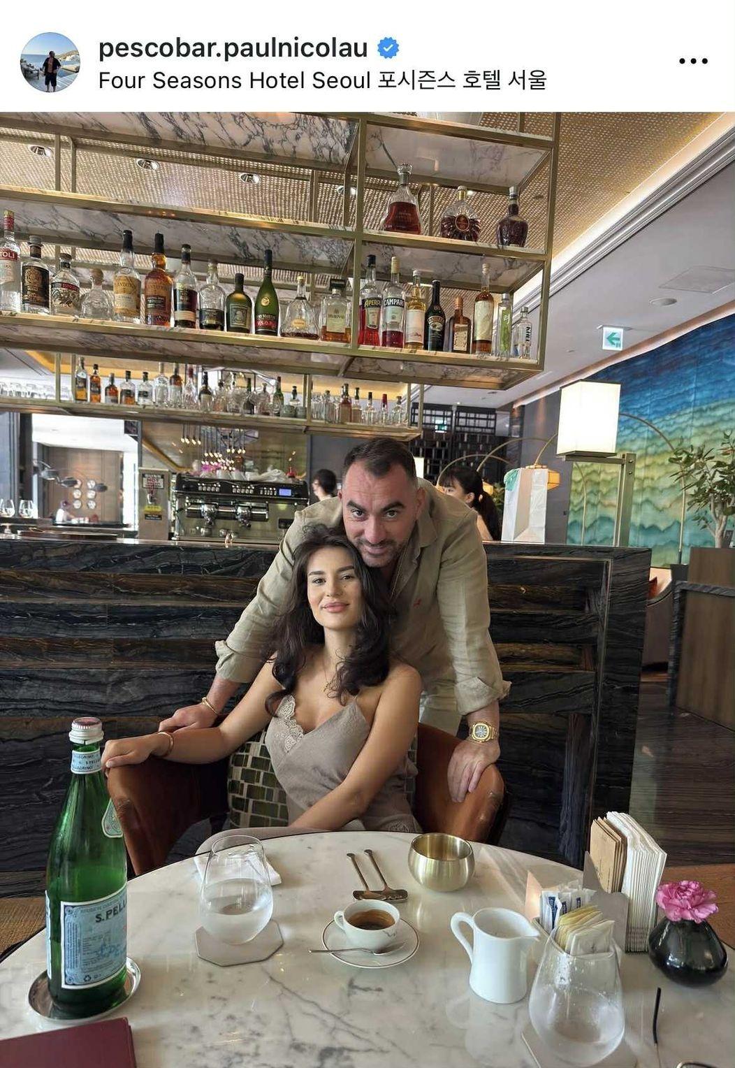 O imagine cu Pescobar și iubita lui