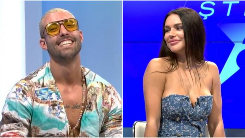 colaj foto Cristina Scarlevschi și Mattia Carnessali de la Insula Iubrii 2025 la antena stars