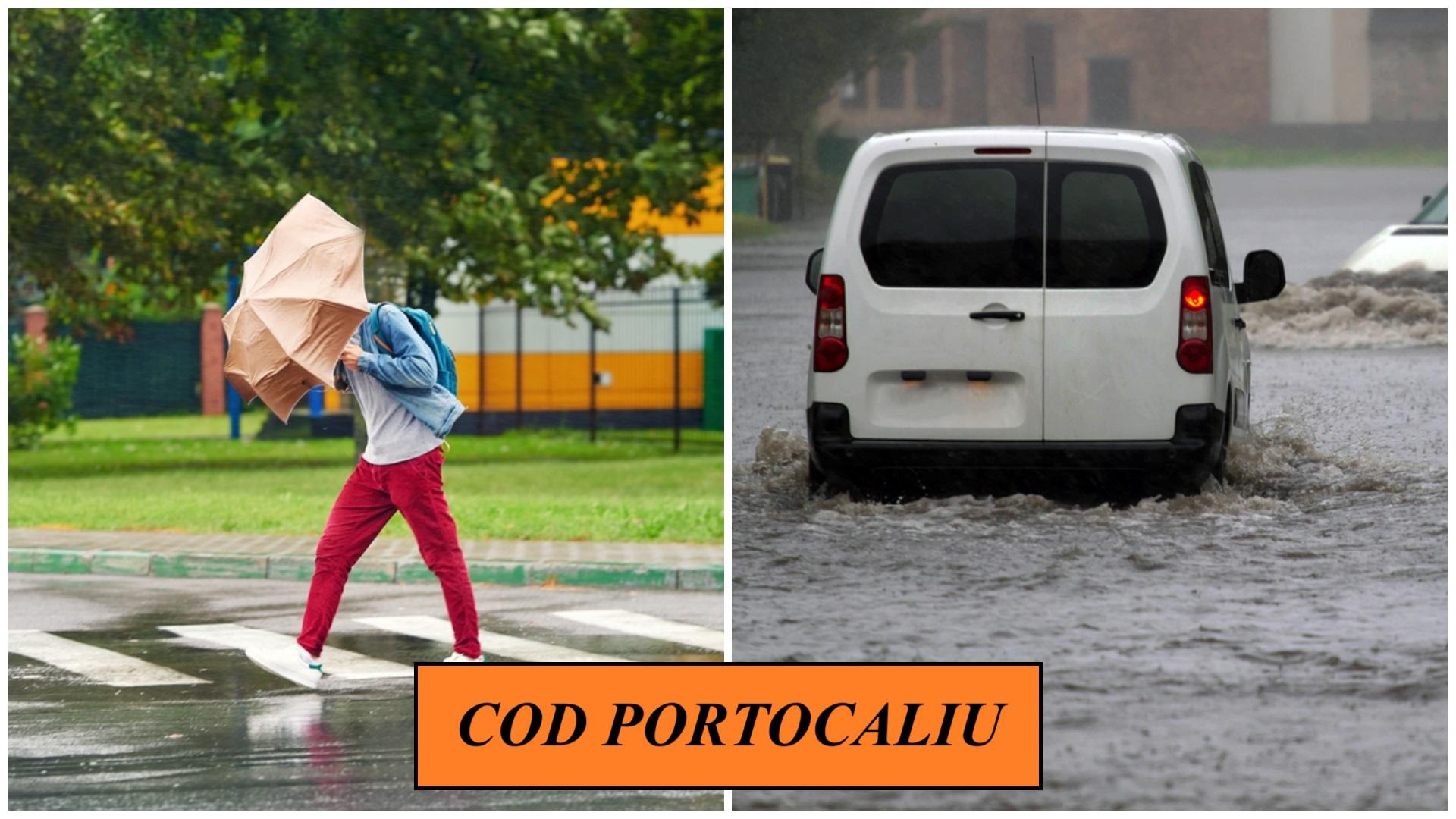 Alertă ANM! Cod portocaliu de vijelii puternice în aproape toată țara. Ce județe nu sunt vizate de avertizările meteorologilor