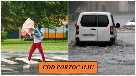 Alertă ANM! Cod portocaliu de vijelii puternice în aproape toată țara. Ce județe nu sunt vizate de avertizările meteorologilor