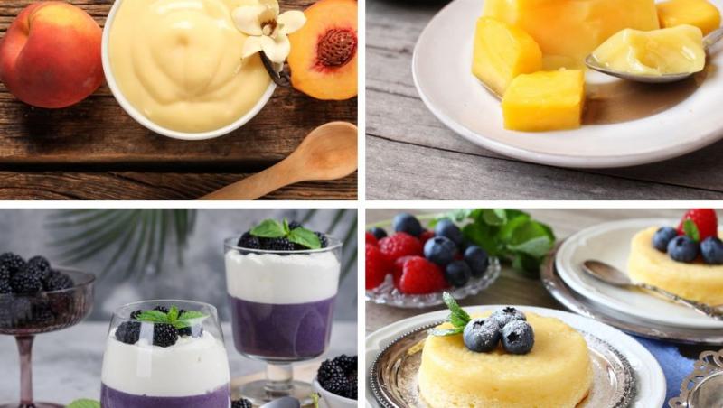 mai multe budinci cu fructe