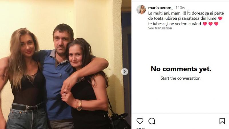 Cum arată tatăl Mariei Avram, concurenta de la Insula Iubirii sezonul 9. Imaginea care a atras atenția fanilor emisiunii