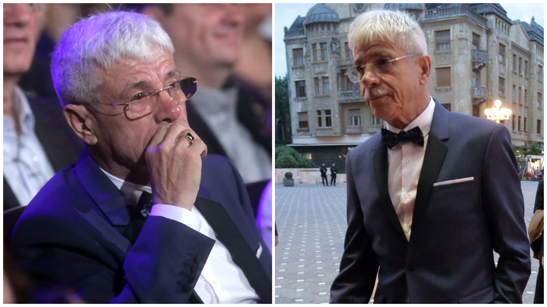 Colaj cu Gheorghe Visu în două ipostaze diferite