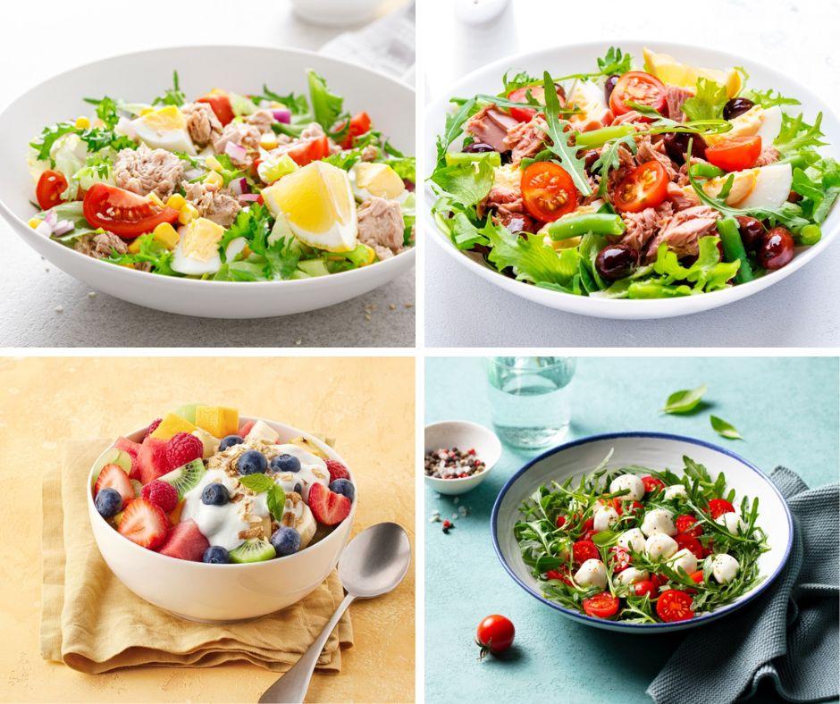 mai multe salate pentru copii