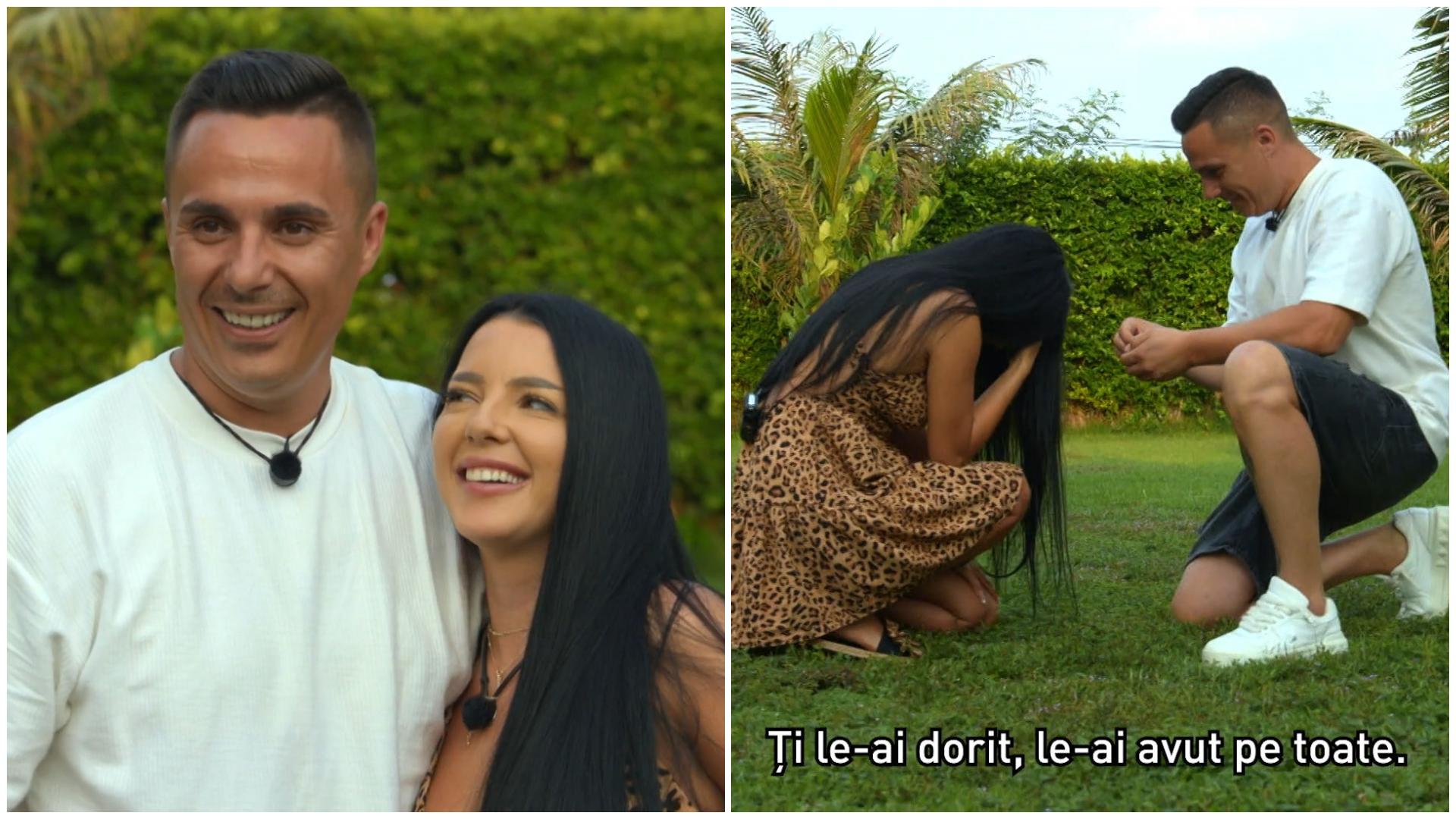 George Vornicu a cerut-o în căsătorie în genunchi pe Ionela Coșa