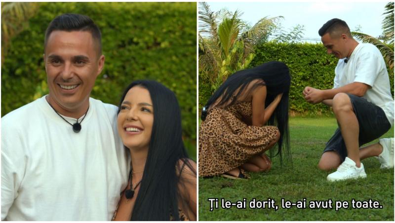 George Vornicu a cerut-o în căsătorie în genunchi pe Ionela Coșa