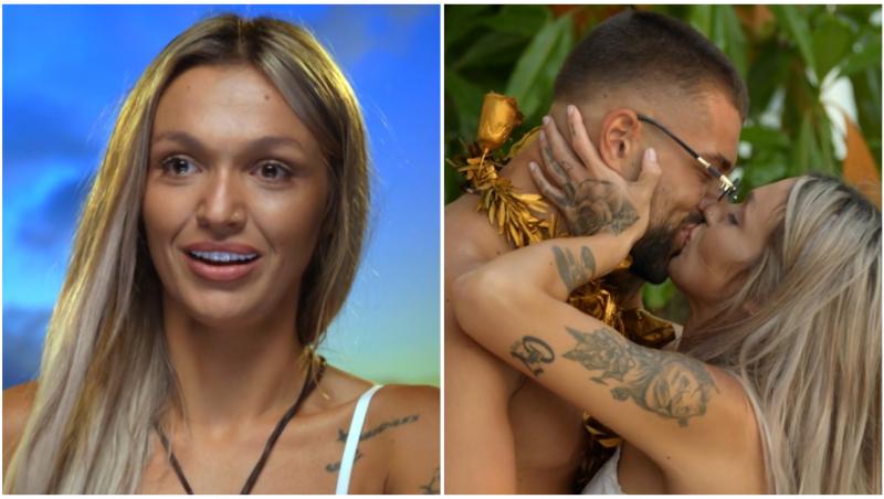 Ella Vișan și Teo Costache se sărută