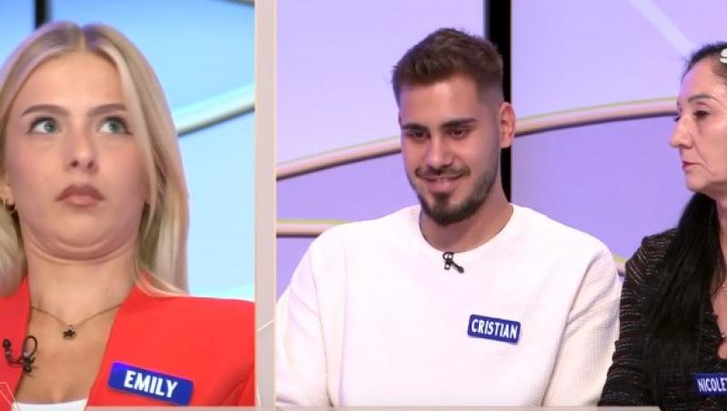 Mireasa sezonul 12. Mama lui Emily a intervenit telefonic. Spune că îl place pe Cristian și dorește să îi fie ginere