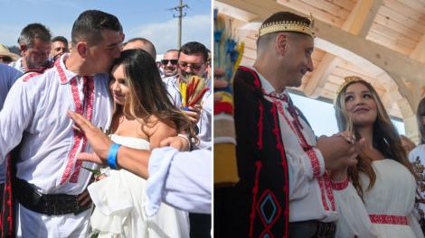 George Simion și soția sa, Ilinca, au sărbătorit trei ani de la nunta lor. Ea a arătat o poză nouă de cuplu: „Trei ani de iubire”