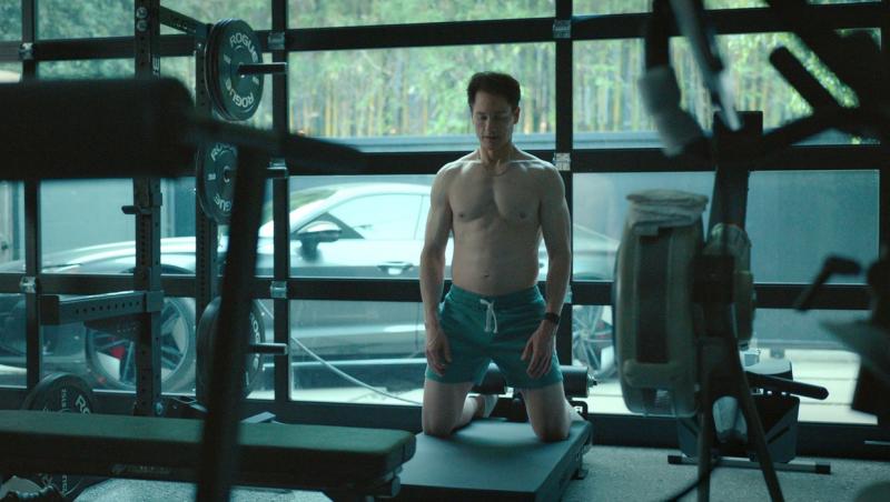 Bryan Johnson în timpul unui antrenament