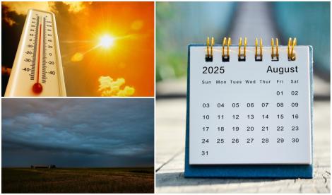 Cum va fi vremea în următoarea săptămână! Prognoza meteo completă pentru 3-11 august 2025 pentru țară și București