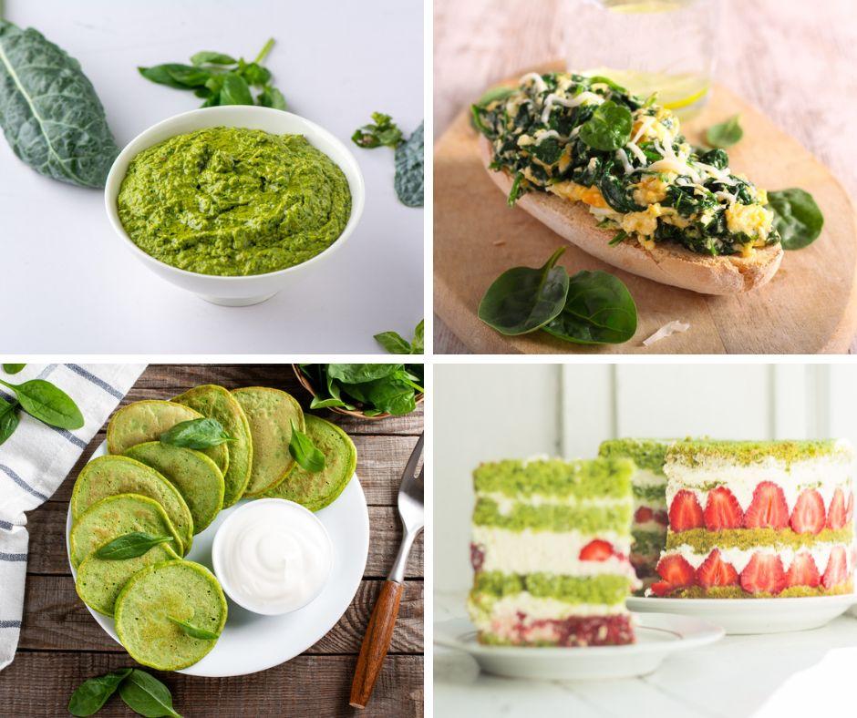 preparate inedite din spanac