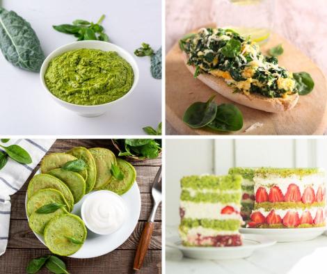 Știai că poți face aluat de clătite cu spanac? Iată la ce preparate inedite mai poți folosi spanacul