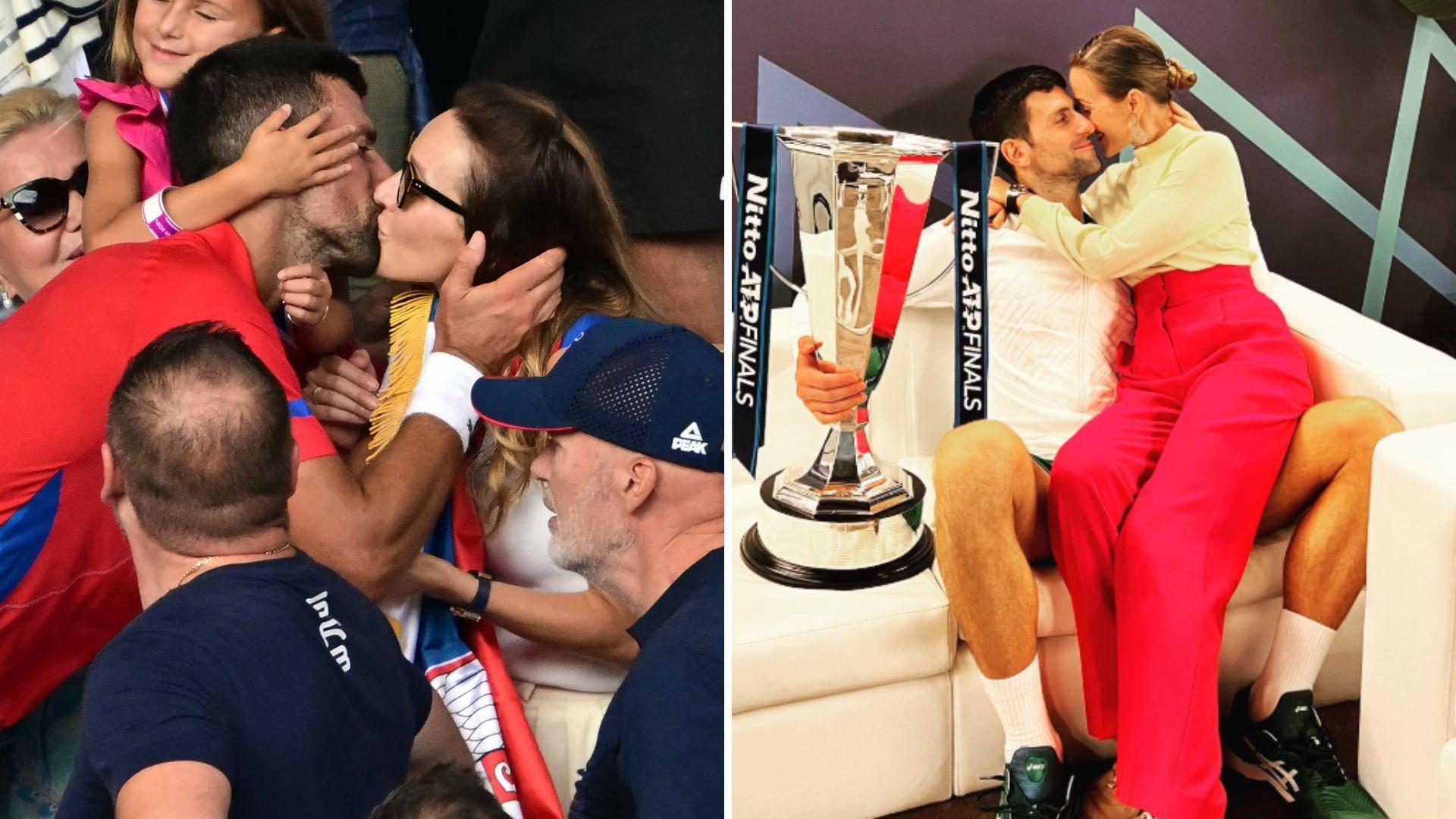 Novak Djokovic nu și-a putut dezlipi mâinile de pe soția sa. Cum arată Jelena, partenera jucătorului sârb, în costum de baie