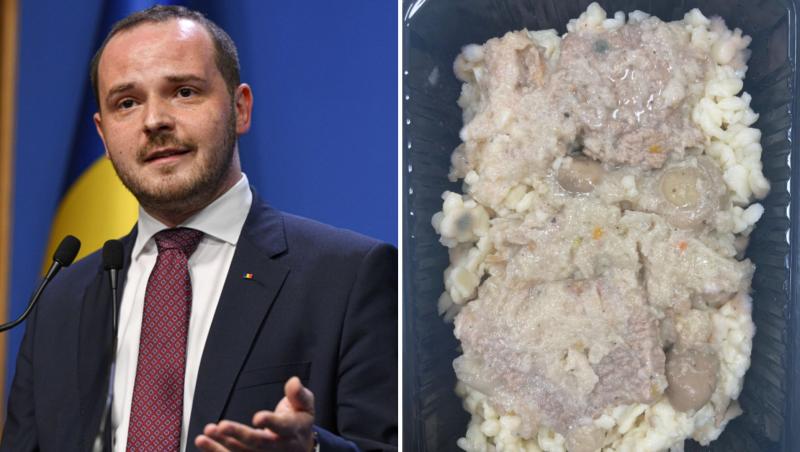 Ministrul Sănătății a publicat imagini revoltătoare cu mâncarea servită în spitale: „Ești ceea ce le servești pacienților”