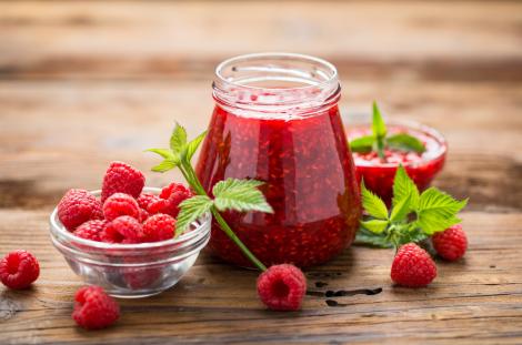 Rețetă de dulceață de zmeură. Este gata în 20 de minute