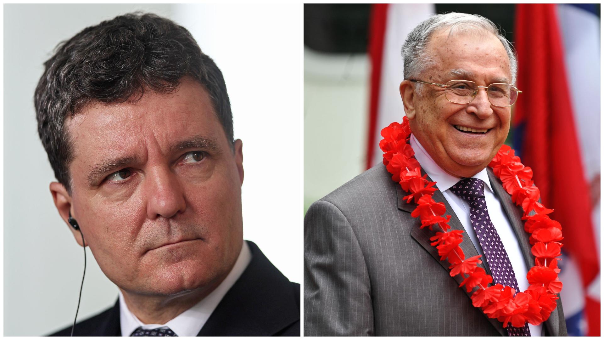 Colaj cu Nicușor Dan și Ion Iliescu