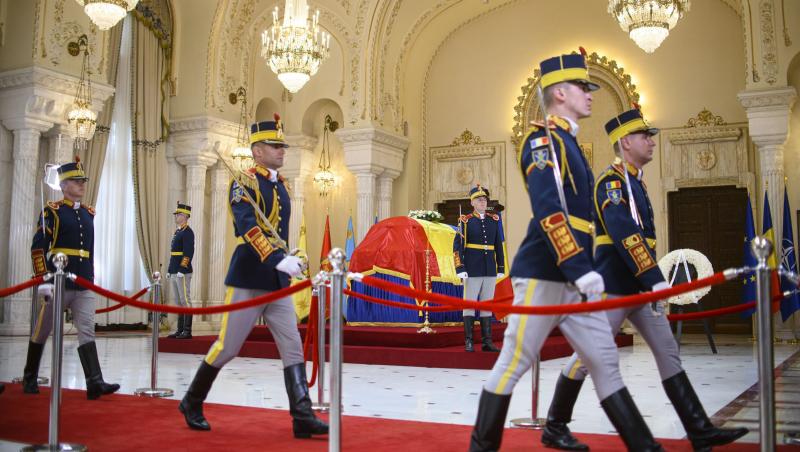 Ce a rostit fosta Prima Doamnă, Nina Iliescu, la catafalcul regretatului Ion Iliescu, depus la Palatul Cotroceni