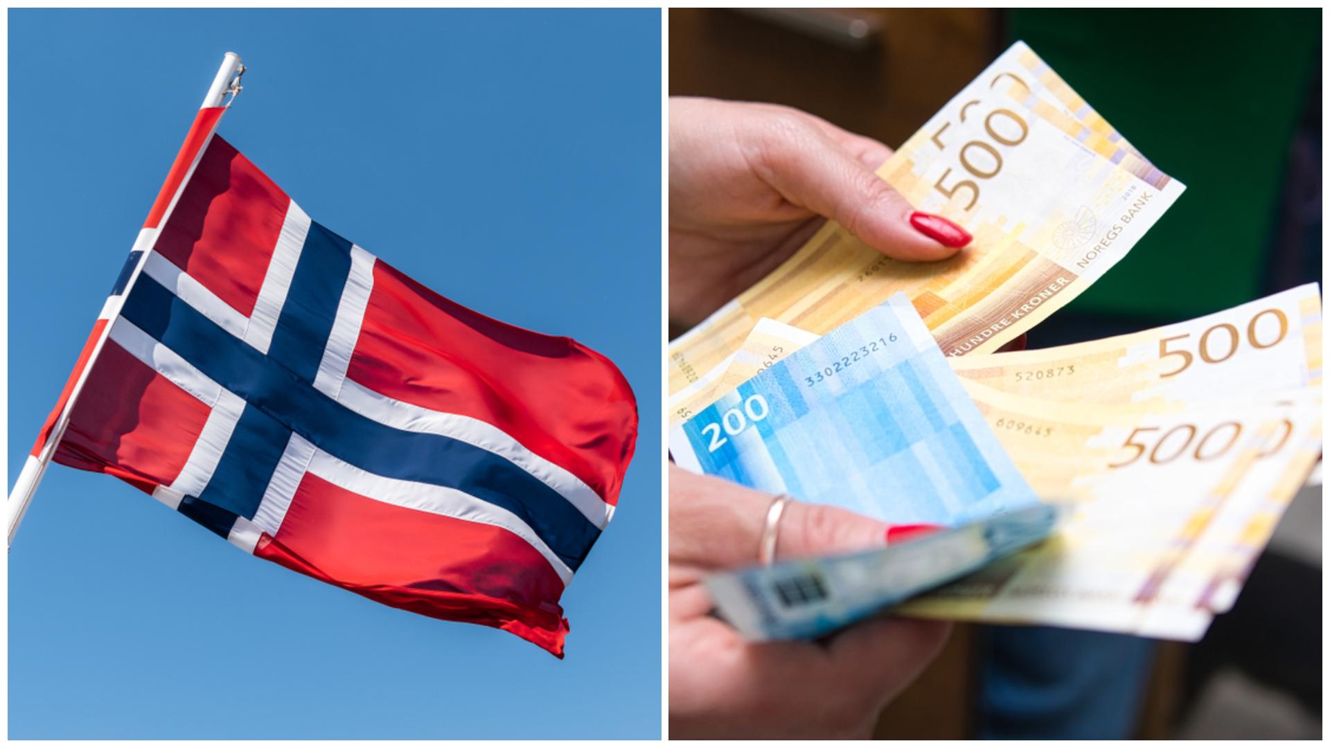 Stegaul Norvegiei și bani din Norvegia