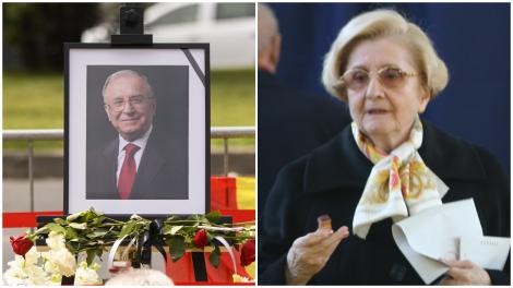 Nina Iliescu nu a participat la înmormântarea soțului său, Ion Iliescu. De ce a lipsit și de ce a fost chemat medicul de urgență